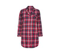 Esmara® Damen Bigshirt, Flanell (Karo/rot, XS (32/34))