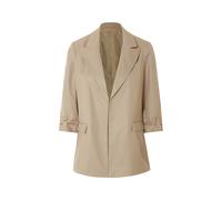 Esmara® Damen Blazer, mit Eingrifftaschen (Beige, 40)