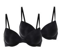 esmara® Damen Bügel BH gepaddet 2-Teilig (Schwarz, 80B) schwarz 80B