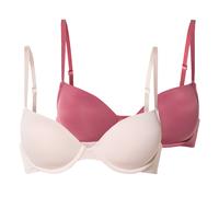 Esmara® Damen Bügel BHs 2er Set (rot/rosa, 85C)