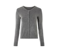 esmara® Damen Cardigan Feinstrick (Grau, XL (48/50)) grau XL (48/50)