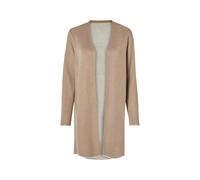 Esmara® Damen Feinstrick-Cardigan, leger geschnitten (Beige, Xs(32/34))