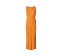 Esmara® Damen geripptes Midi-Kleid (Orange, S (36/38))