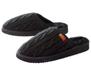 esmara® Damen Hausschuhe Leder Lammfell (Schwarz, 38)