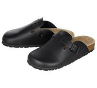 Esmara® Damen/Herren Clog Tieffußbett (Schwarz, 40)
