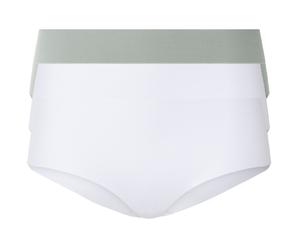 Esmara® Damen Hipster 3er Set (mint/weiß, Xs(32/34))