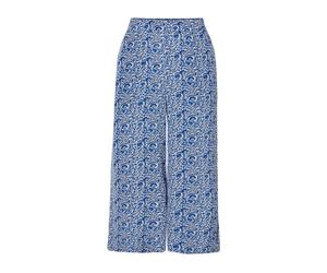 Esmara® Damen Hose Wide Leg (Blau/Weiß, 42)