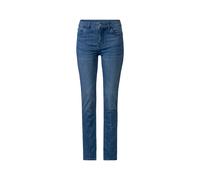 esmara® Damen Jeans Slim Fit (lange Länge, Dunkelblau, 34)