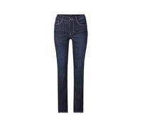 esmara® Damen Jeans Slim Fit (lange Länge, Dunkelblau, 36) blau 36