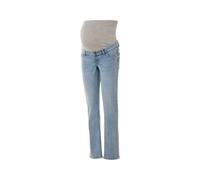 esmara® Damen Jeans Straight Fit Umstand (Hellblau, 46) blau 46