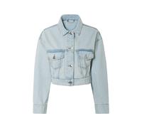 esmara® Damen Jeansjacke cropped (Hellblau, 44) blau 44