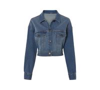 esmara® Damen Jeansjacke (Dunkelblau, 40) blau 40