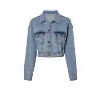 esmara® Damen Jeansjacke (Hellblau, 42) blau 42