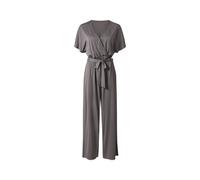 Esmara® Damen Jumpsuit, mit seitlichen Eingrifftaschen (Grau, M(40/42))