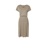 esmara® Damen Kleid Midi (Taupe, S(36/38)) grau S(36/38)