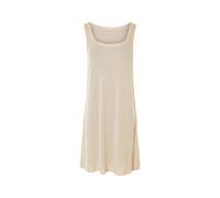 esmara® Damen Kleid mit Leinen (Beige, M(40/42))
