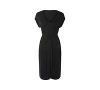 esmara® Damen Kleid mit Leinen (Schwarz, S(36/38)) schwarz S(36/38)