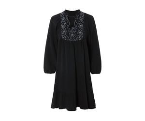Esmara® Damen Kleid Musselin (Schwarz, 38)