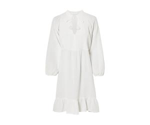 Esmara® Damen Kleid Musselin (weiß, 36)