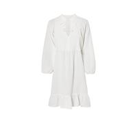 esmara® Damen Kleid Musselin (Weiß, 36) weiss 36