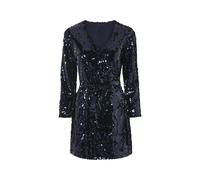 esmara® Damen Kleid Pailletten (Navy, Xs(32/34))