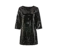 esmara® Damen Kleid Pailletten (Schwarz, S(36/38))