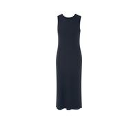 Esmara® Damen Kleid Rippe Midi (Navy, M(40/42))