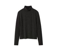 Esmara® Damen Langarmshirt (Schwarz/silber, Xs(32/34))