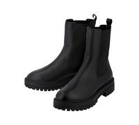 esmara® Damen Lederstiefeletten (Schwarz, 36) schwarz 36