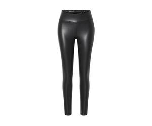 Esmara® Damen Leggings in modischer Leder- oder Schlangenlederoptik (glänzend, 34)