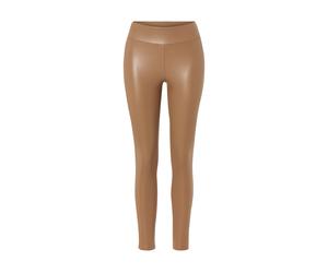 esmara® Damen Leggings Lederoptik (Braun, 34)
