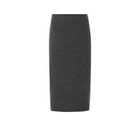 Esmara® Damen Midi-Strickrock, figurbetont geschnitten (Schwarz, M(40/42))