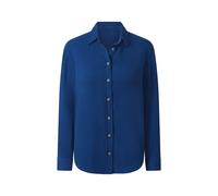 esmara® Damen Musselin-Bluse, mit Kentkragen (Blau, 34)