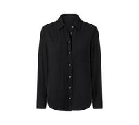 esmara® Damen Musselin-Bluse, mit Kentkragen (Schwarz, 34)