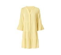 Esmara® Damen Musselin-Tunikakleid (Gelb, Xs(32/34))