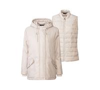 esmara® Damen Parka mit Weste (Beige, S(36/38)) beige S(36/38)