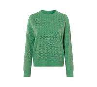Esmara® Damen Pullover Lochstrick (Grün, M (40/42))