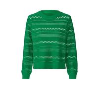 Esmara® Damen Pullover Lochstrick (Grün, S(36/38))