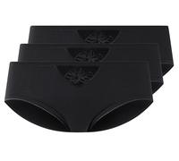 esmara® Damen Slip 3-Teilig (Schwarz, L(44/46)) schwarz L(44/46)