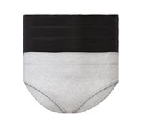 esmara® Damen Slips, 5 Stück (Schwarz/Grau, Xl(48/50))