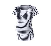 Esmara® Damen Umstandsshirt (Streifen/weiß, M(40/42))