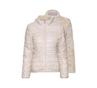 esmara® Damen Wendejacke Plüsch (Creme, S(36/38)) beige S(36/38)