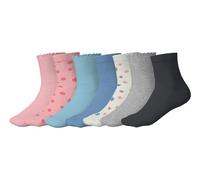 Esmara Kids Kinder Socken, 7 Paar (rosa/blau, 31/34)