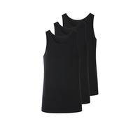 Esmara MEN Herren Achselhemd Feinripp 3er (Schwarz, 4/S)