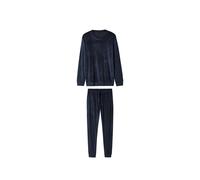 Esmara MEN Herren Nicki-Pyjama (Blau, XL (56/58))
