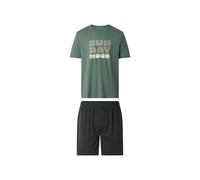 Esmara MEN Herren Shorty Pyjama (grün/schwarz, S (44/46))