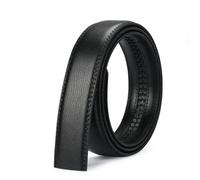 ESMENATZLS Herren-Gürtel mit automatischer Schnalle, keine Schnalle, Markengürtel, Herren, echter Riemen, Jeansgürtel, 3,5 cm Gürtel, Schwarz , 130 cm