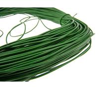 esnado Lederschnur Rund - 1,5 mm. Grün. 10 Meter | ECHTES Leder | pflanzlich gegerbt | ideal für die Herstellung von Schmuck und Armbändern, Basteln oder Dekorieren, DIY-Projekte, Mittelalter