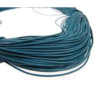 esnado Lederschnur Rund - 1,5 mm. Türkis. 10 Meter | ECHTES Leder | pflanzlich gegerbt | ideal für die Herstellung von Schmuck und Armbändern, Basteln oder Dekorieren, DIY-Projekte, Mittelalter