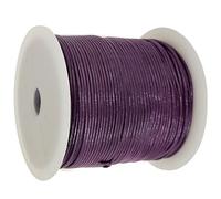 esnado Lederschnur Rund - 1 mm. Lila. 20 Meter | ECHTES Leder | pflanzlich gegerbt | ideal für die Herstellung von Schmuck und Armbändern, Basteln oder Dekorieren, DIY-Projekte, Mittelalter